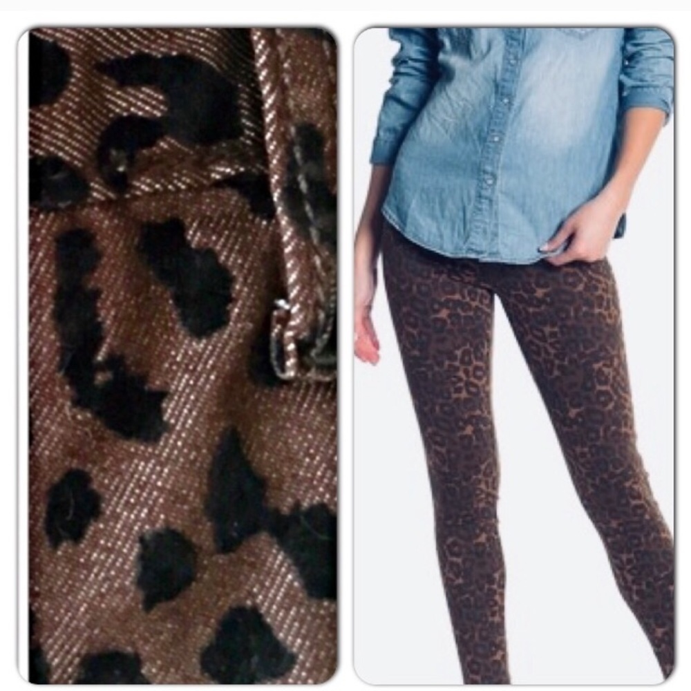 Free People Animal Print Pants